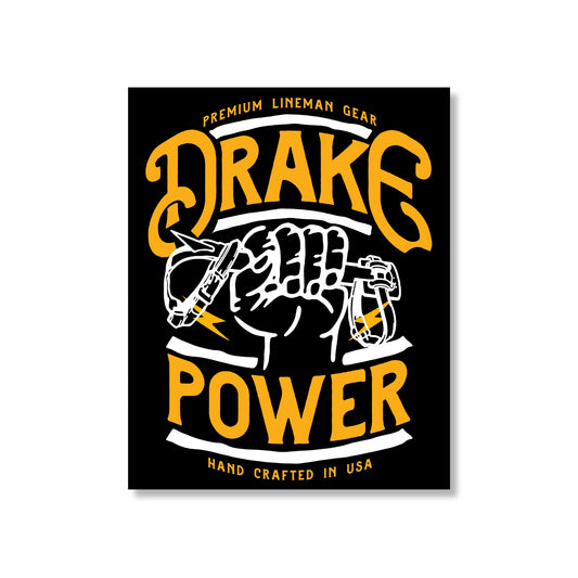 Drake Power - DP Fist & Hooks Sticker
