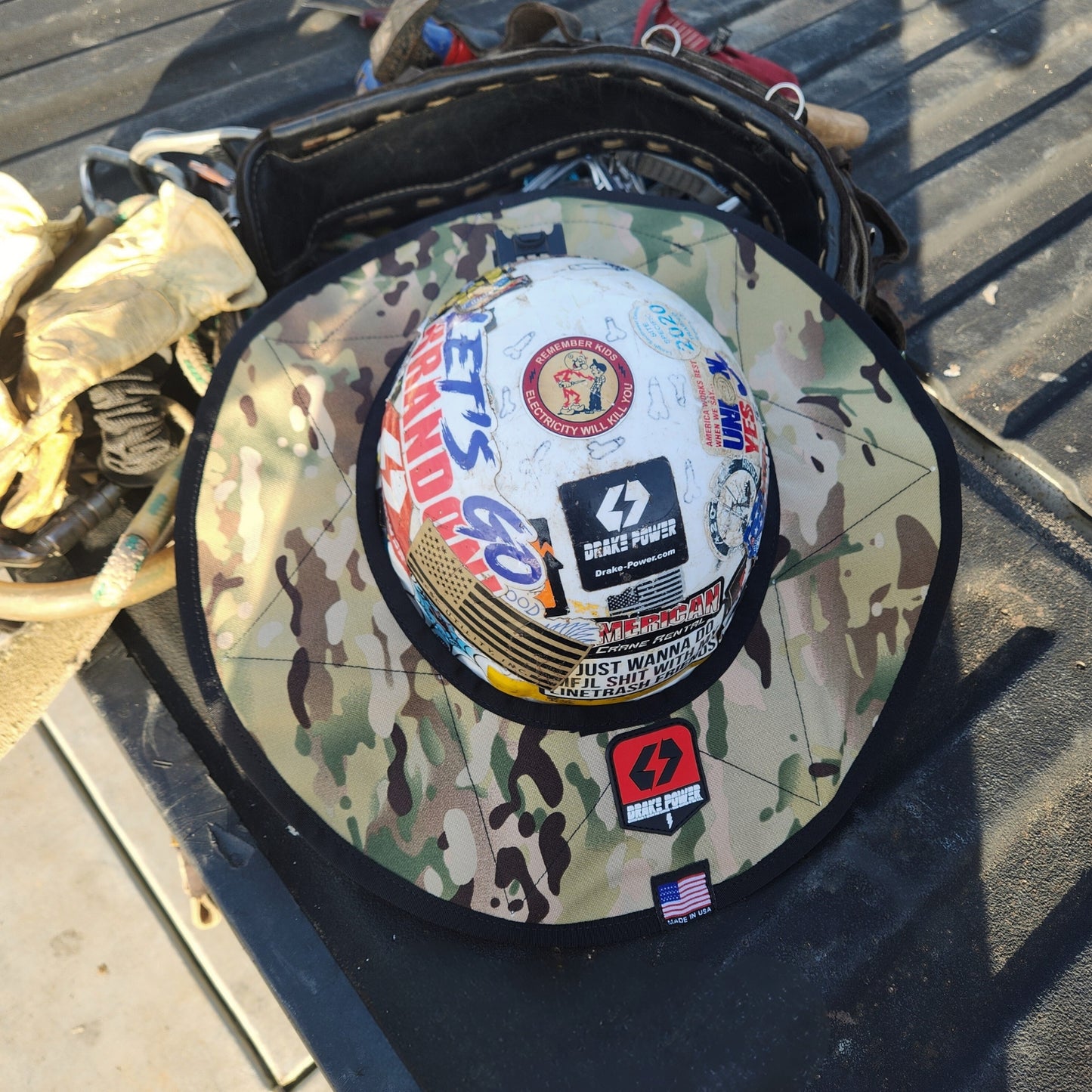 Drake Power - Sun Shades - Multicam - Hard Hat Shade