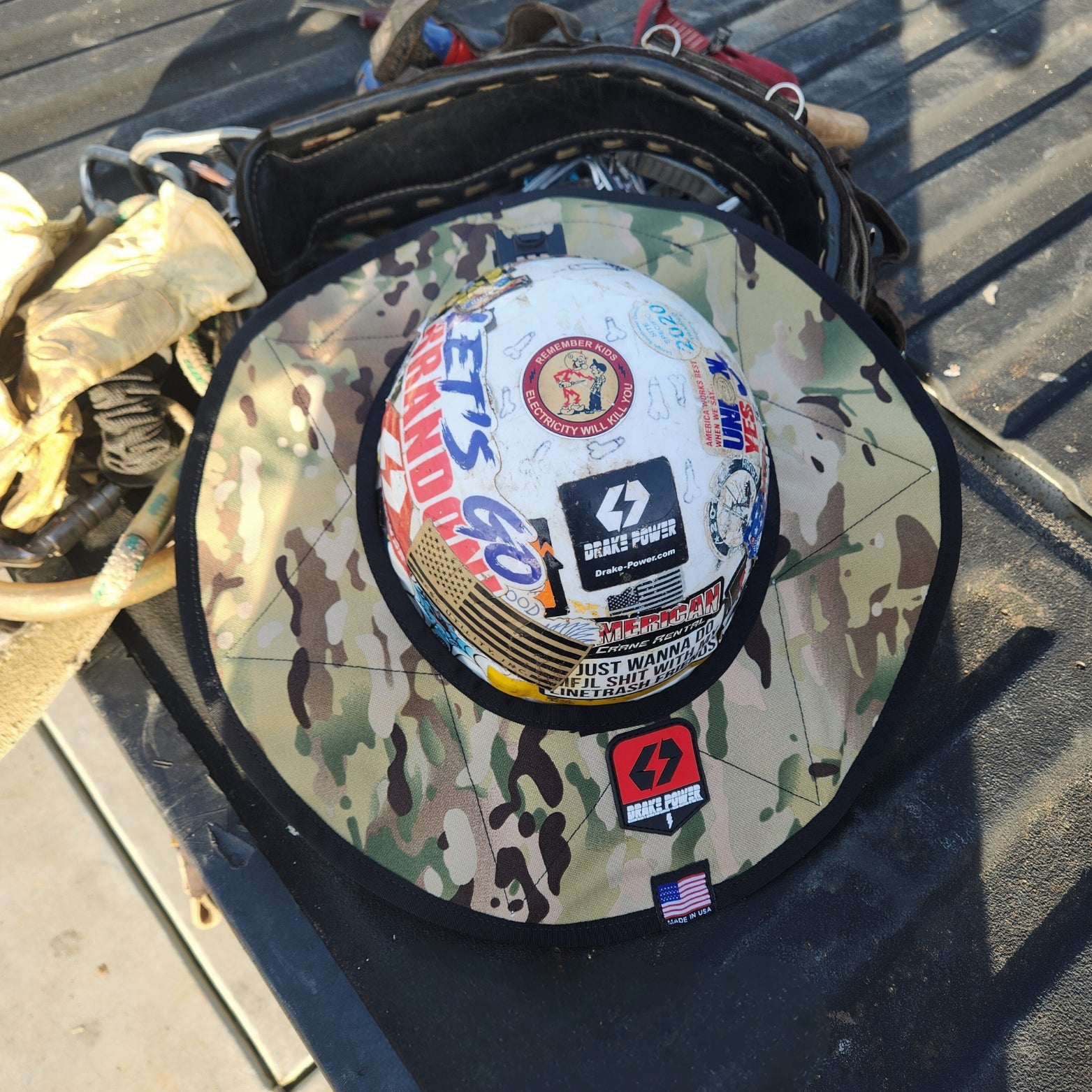 Drake Power - Sun Shades - Multicam - Hard Hat Shade