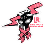 PINK LIGHTNING DECAL